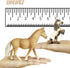 Gemini&Genius Horses Toy for Kids, Premium Farm Horse Animal Playset with Mare and Horse Cub Family Action Figures