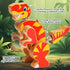 HUZU 3-5, 5-8, Dinosaur Building Blocks, Wooden Dino Snap Blocks, Snap Dinosaur Toys for Kids Fine Motor Skills STEM