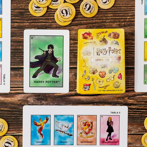 Harry Potter Loteria Game - Bingo Style with Custom Artwork Inspired by Mexican Culture