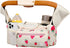 Universal Stroller Organizer with Insulated Cup Holders and Detachable Phone Bag,Stroller Caddy