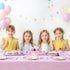200 Summer 50 WERNNSAI Ice Cream Party Decorations - PCS Ice Cream Plates Napkins Forks Pink Sweet Themed Birthday