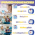 2 Pack Quick Push Pop Game for Kids, Handheld LED Light Up Sensory Fidget Toys for Electric Pop Game