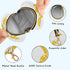 PYBUG Pineapple Round Pacifier Storage Case, Polyester & TPU Lined with Hook Buckle, Pacifier Container Box for Baby