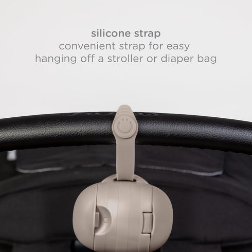 Ubbi On-The-Go Dual Pacifier Holder, Keep's Baby's Binkies Clean and Accessible, Portable for Travel, Diaper Bag