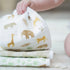 3-Pack, 100% 3 11x11 aden + anais Essentials Washcloth Super Soft Cotton Muslin, Gentle on Skin, Absorbent Layers