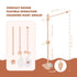 31 Inch, 360 Wooden Baby Crib Mobile Arm, Solid Beech Wood, Rotatable, Whale Design, Adjustable, Anti-Slip, Mobile