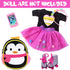 18 Inch American Doll Clothes and Accessories, Doll Travel Skating Sport Playset (Doll Not Included)