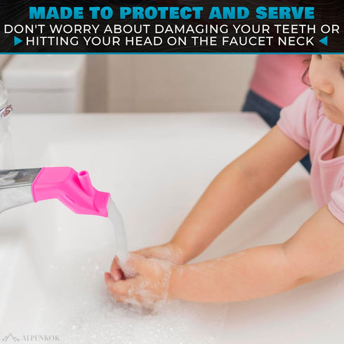 3Pcs Sink Extender for Toddlers - Faucet Cover for Kids Bath, Toddler Sink Extender for Bathing