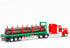 1:50 Gemini&Genius Timber Truck Toys for Kids, Heavy Duty Alloy Truck Timber Construction Vehicle, Scale Diecast