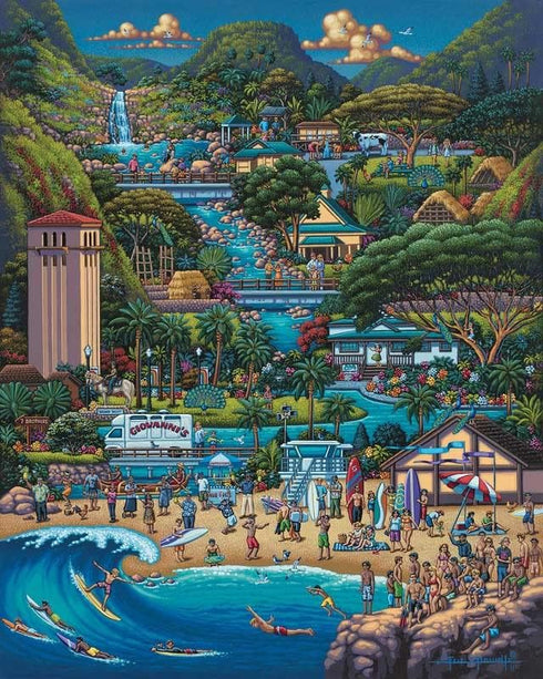 1000 Dowdle Jigsaw Puzzle - North Shore - Piece