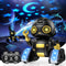 BAIWU Robot Toys for Kids,RC Robot with Gesture Sensing & LED Eyes,Star Projector