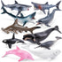 10PCS 5-6" Sea Animal Toys for Toddlers, Bath Ocean Animal Whale Shark