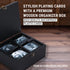North American Predators Playing Cards, Waterproof Stylish Playing Cards with Organizer Box for Collectors and Game