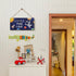 ZIEYOMI - Little Man Cave Sign Space Boys Room Decor, Astronaut Theme Bedroom Nursery Decor Hanging Wall Art, Wooden