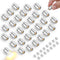 BTFO 30pcs Miniature LED Lights, Mini Warm White Micro Lights with 15 Extra