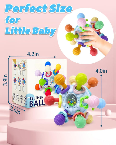 0-6 0 3 6 9 12 6-12 Baby Teething Toys Teethers for Babies Months Infant Baby Girl Toys Gifts for Months, Newborn