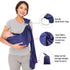 Summer Swimming CUBY Water Baby Sling Carrier Lightweight Breathable Mesh Baby Wraps Carrier Adjustable Ring Sling