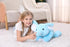 5 lbs 27" Weighted Elephant Stuffed Animal, Giant Blue Plush Pillow for Kids and Adults