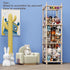 57" 3D Stuffed Animal Storage, Tall Wooden Toy Organizer with Sign, Upgraded Thicker Solid Pine Plushie Holder, Large