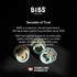 2-Pack, Dummy 2 (6-18 BIBS Colour Glow Soother Glow in The Dark BPA Free Pacifier, Round Nipple. Natural Rubber Latex