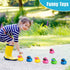 24 Pcs Mini Rubber Ducks with Sunglasses, Rubber Ducks in Bulk Valentine Bathtub Toys for Cruise Valentines Kids