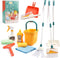 Jenilily Detachable Kids Cleaning Toy Set - Broom, Mop, Dustpan, Brush, Rag