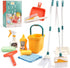 Jenilily Detachable Kids Cleaning Toy Set - Broom, Mop, Dustpan, Brush, Rag