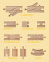 52 Set Set 3+ SainSmart Jr. Wooden Train Track PCS, Track Expansion Compatible with All Major Brands Toddler Railway