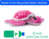 The Petting Zoo, Lash'z Pink Sea Turtle Stuffed Animal, Gifts for Girls, Plush Toy 12 Inches