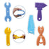 5PCS Baby Teething Toys, Silicone Sensory Teether Toys for Babies, Infant Toys 0-6 Months, BPA Free Chew Toy for