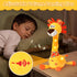 JISON21 Dancing Talking Lion Baby Toy, Adjustable Volume Interactive Mimicking Toy Singing Recording Repeating What You
