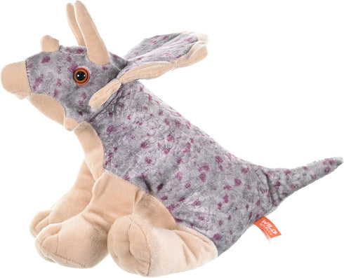 Wild Republic Triceratops Plush, Dinosaur Stuffed Animal, Cuddlekins 12", Multicolor