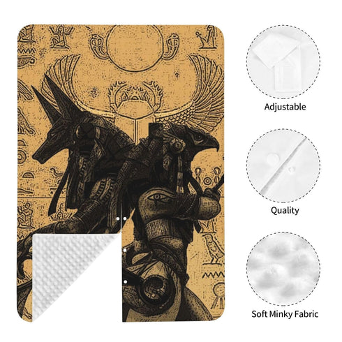 Zhbvncp Egypt Anubis Baby Car Seat Cover & Breastfeeding Nursing Cover - Breathable Stretch Fabric Multi-Use Nursing