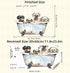 Cute Puppy Bubble Bath Wall Stickers, sacinora Dog Bathtub Pet Wall Decals Removable Vinyl Peel and Stick for Bathroom