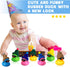 12 Chivao Pcs Mini Rubber Ducks with Sunglasses/ Glasses and Hats/ Necklace, Cruise Rubber Ducks in Bulk Small Bathtub