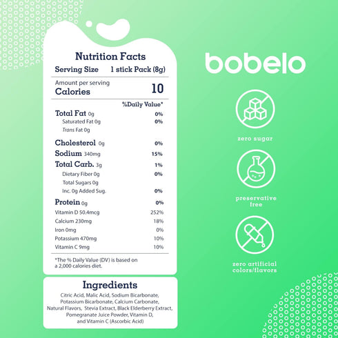 Packets, 30 Pack, Packets, Bobelo Self Carbonating Hydration Orchard Breeze, Sparkling Water & Soda Alternative, Sugar