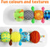 Baby Toys Musical Caterpillar, Soft Sensory Stuffed Animal with Crinkle and Rattles for Newborns 0-12 Months