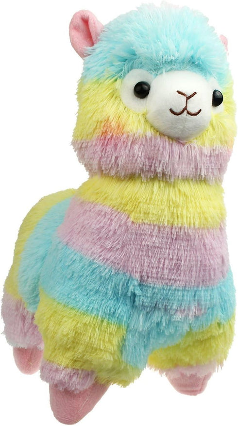 Cuddly Llama Rainbow Alpaca Doll - 7" Soft Baby Stuffed Animal Toy for Valentine's Day, Birthday, Xmas Gifts
