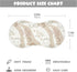 decor gift 4 Pack 22x11in Cotton Baby Burp Cloth Easy Care Spring Butterflies Flowers Beige spit up Cloth for Babies
