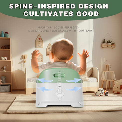 Dushany 6 Baby Bath Seat for Babies Months & up - Sit up Bathtub Seat for Toddlers - Infant Tub Shower Chair