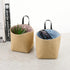 CM Mini Hanging Basket, Small Storage Bag Decor Bin for Wall & Door, Foldable Basket Bin, 2 Pcs