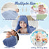 VitalCozy 8 32 32 Inch Pcs Baby Muslin Hooded Bath Towels and Washcloths, x Muslin Cotton Hooded Baby Towels Absorbent