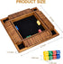 1-4 16 Pub12 inches BIVOMON Shut The Box Dice Game Players Wooden Board Table Math Game for Kids Adults, Classic Dice