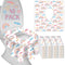 DEEKI Disposable Toilet Seat Covers for Kids & Adults,Protect from Public Toilets While