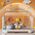 Gucagle Baby Bottle Storage Box Organizer Plastic Multifunctional Drainage Nursing Bottle Drying Rack with Lid for Home