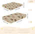 miaozhen 1 Pack 52x28 Cotton Crib Sheets for Baby Boys Girls Comfy Breathable Naughty Grassland Brown Bear Playard
