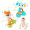 Baby Rattles 0-6 Months, Soft Sensory Shaker Teething Toys for Babies 6-12 Months, 2PCS Plush Animal Toys