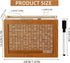 10000 Dollar Cash Target & Numbers Wooden Money Savings Box - Perfect Cash Saver & Best Gift for Friends (Brown)