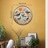 1000 Pieces Vintage Bird Puzzles for Adults - Round Flower Jigsaw Puzzle