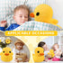 Leyndo 2 Pcs Giant Plush Yellow Duck, Soft Stuffed Animal Toy Duck Plush Pillow for Boys Girls Birthday Gift